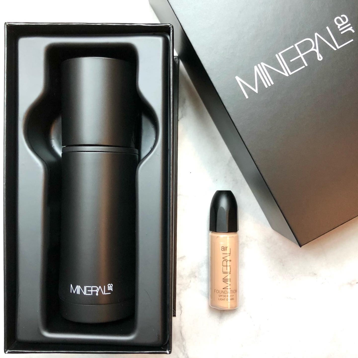 ミネラルエアースターターセット/NIMERAL air/その他ファンデーションを使ったクチコミ(1枚目)