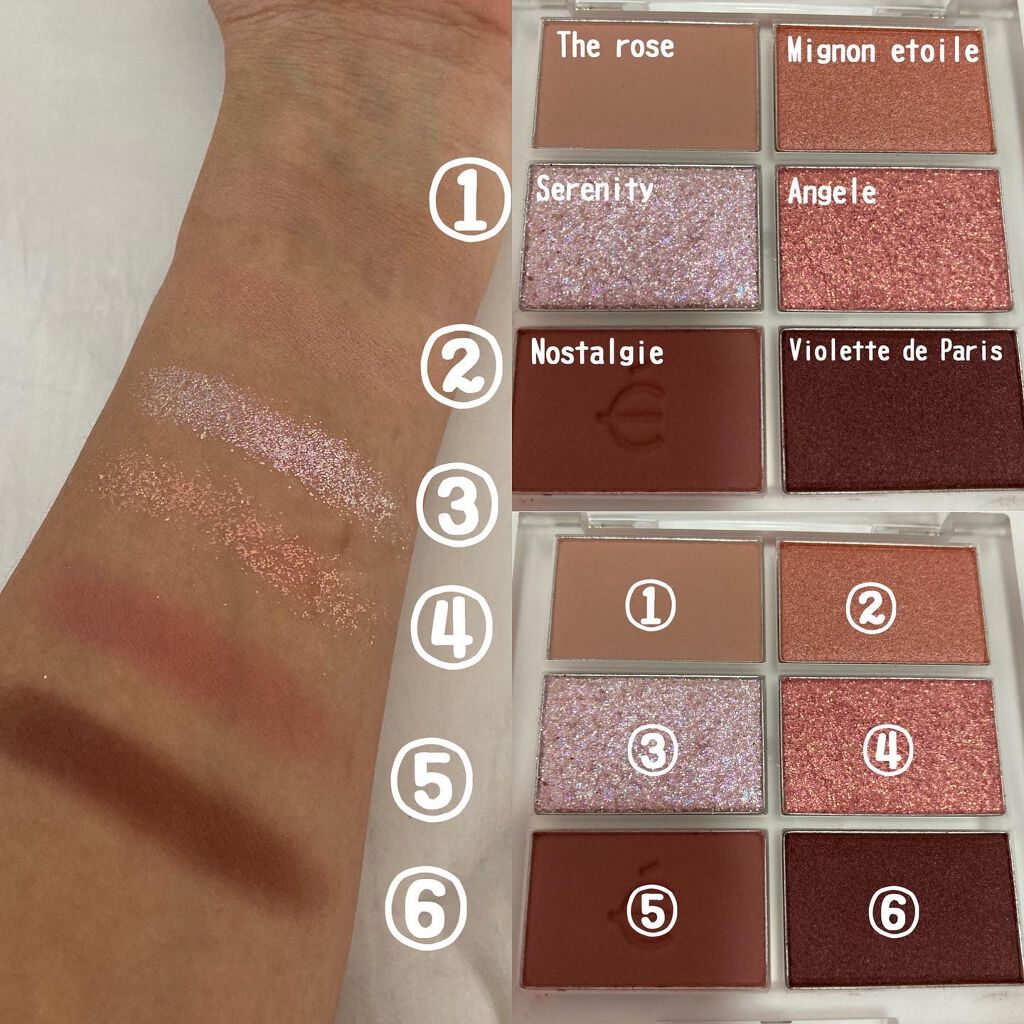 プロアイシャドウパレットセシル/CELEFIT/アイシャドウパレットを使ったクチコミ(3枚目)