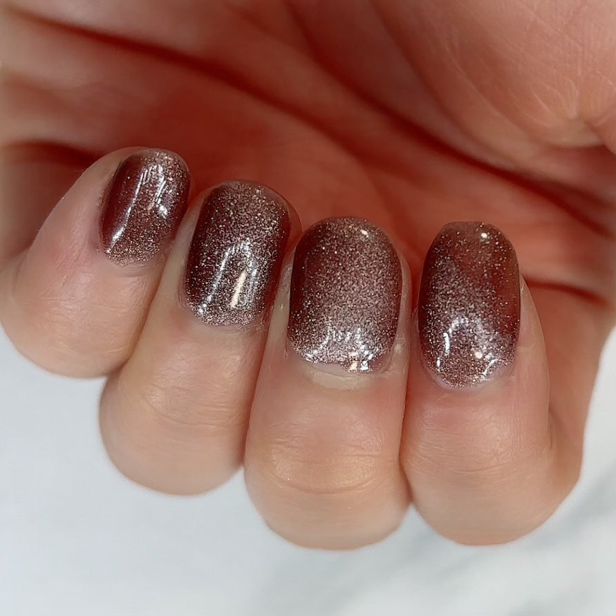 マグネットスティックネイルジェル/3COINS/ジェルネイルを使ったクチコミ(4枚目)