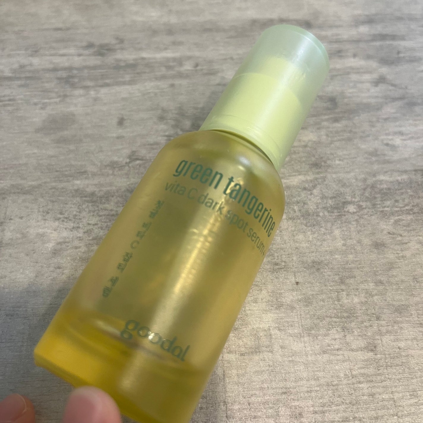 グリーンタンジェリン ビタC ダークスポットケアセラム/goodal/美容液を使ったクチコミ(1枚目)
