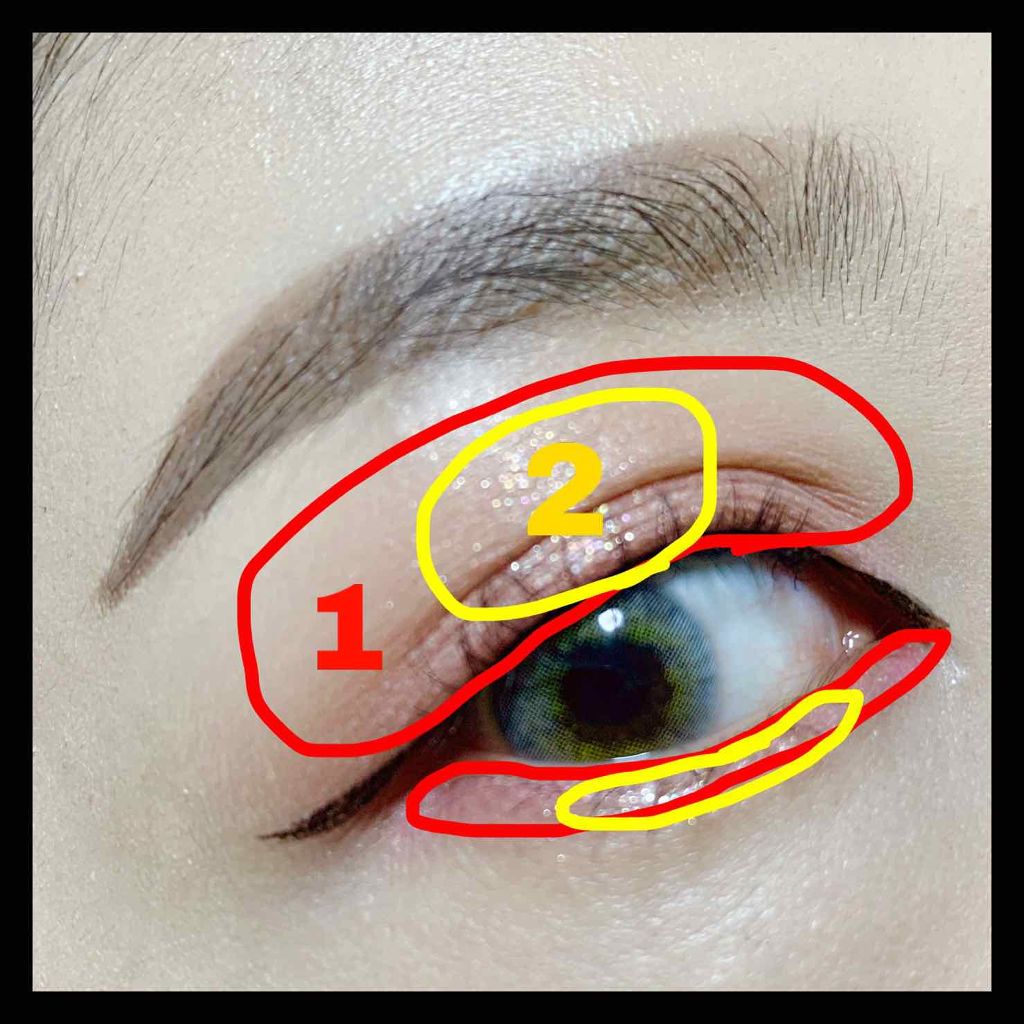 ピクニック エアームースアイズ/ETUDE/ジェル・クリームアイシャドウを使ったクチコミ（2枚目）