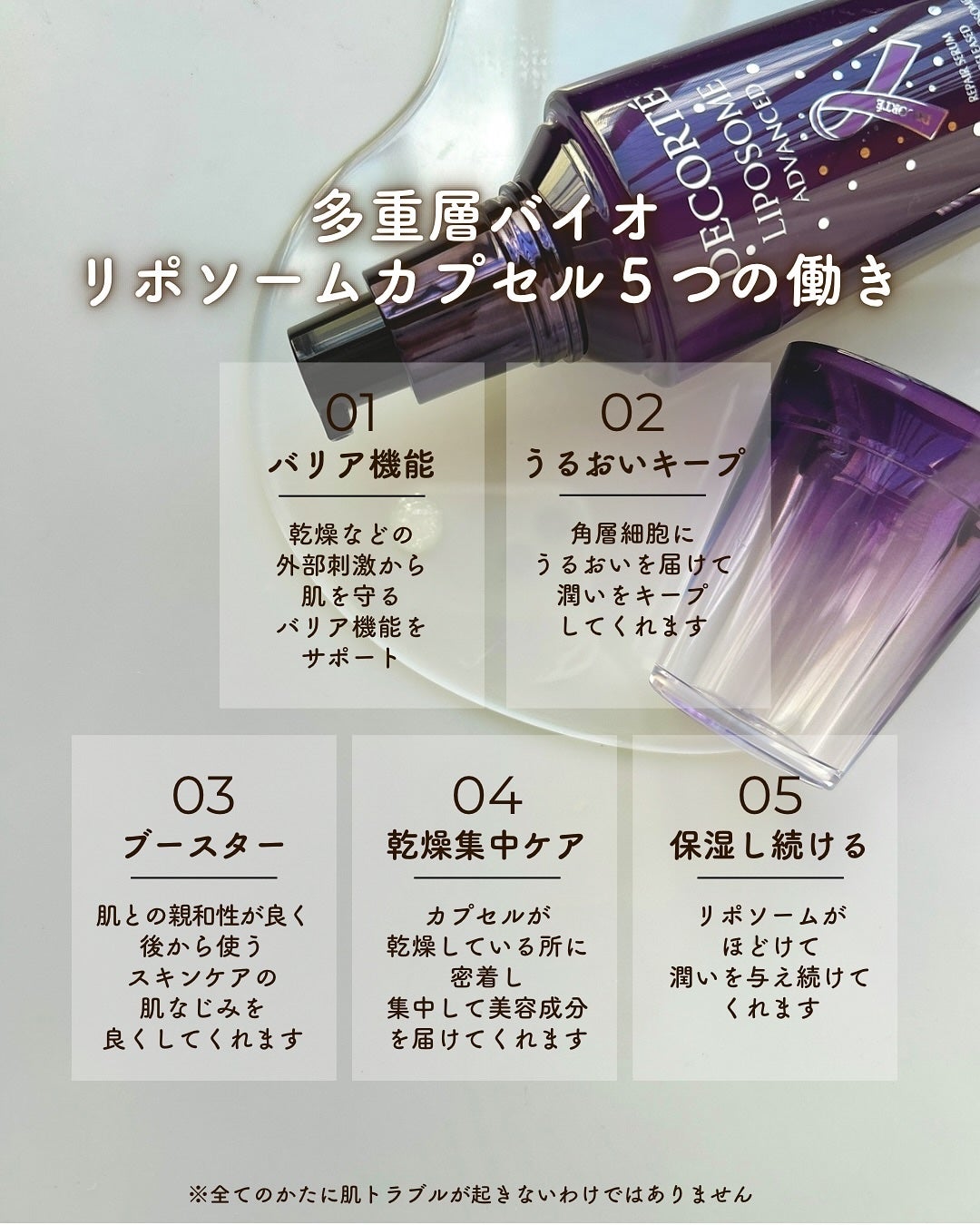 リポソーム アドバンスト リペアセラム/DECORTÉ/美容液を使ったクチコミ(5枚目)