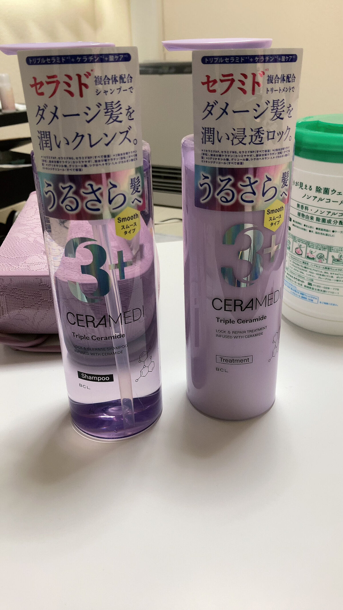 ロック＆クレンズシャンプー S/ロック＆リペアトリートメント S トリートメント 480ml/セラメディ/市販シャンプーを使ったクチコミ（1枚目）