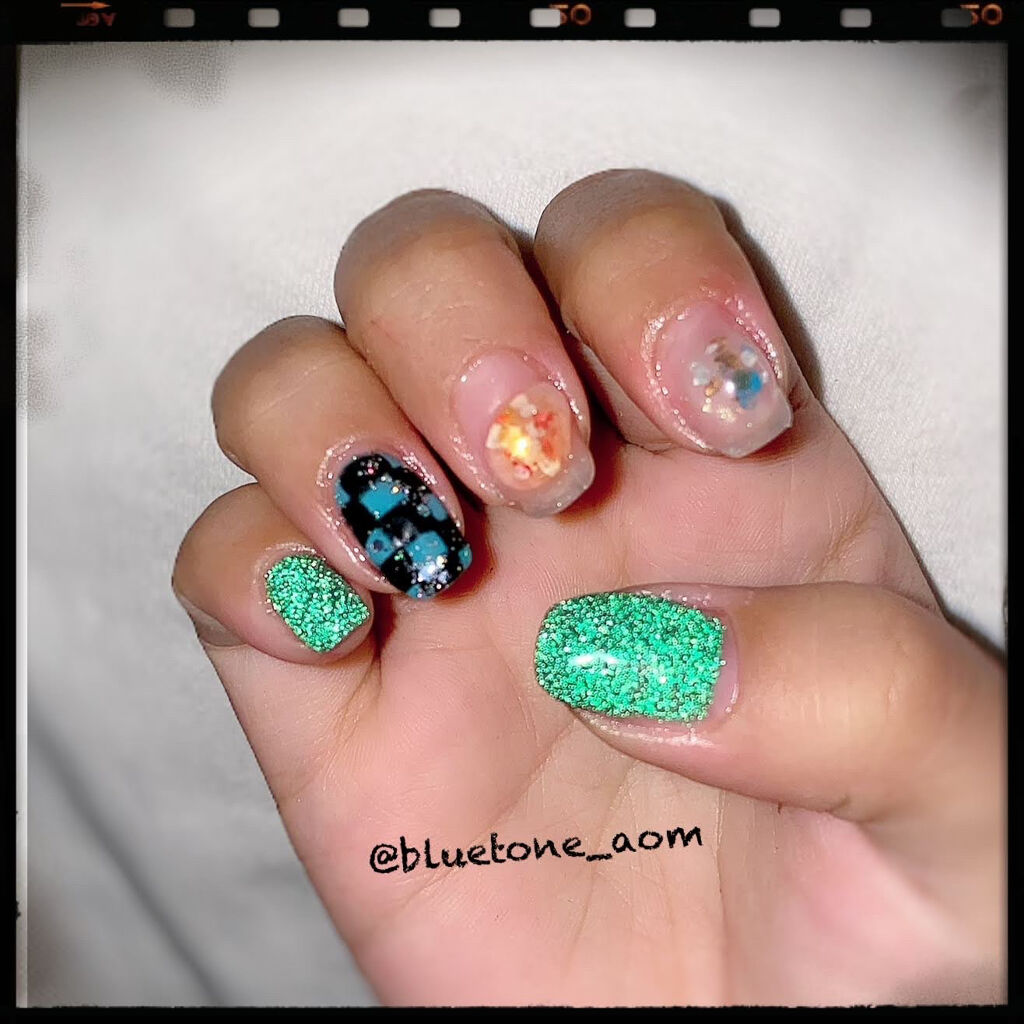 ジェルネイル（ライト対応）/セリア/ジェルネイルを使ったクチコミ（2枚目）