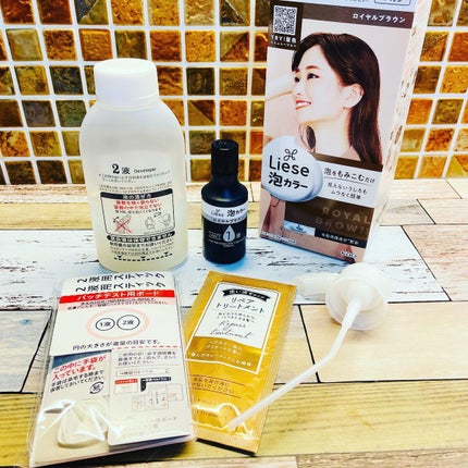 泡カラー/リーゼ/ヘアカラーを使ったクチコミ(3枚目)