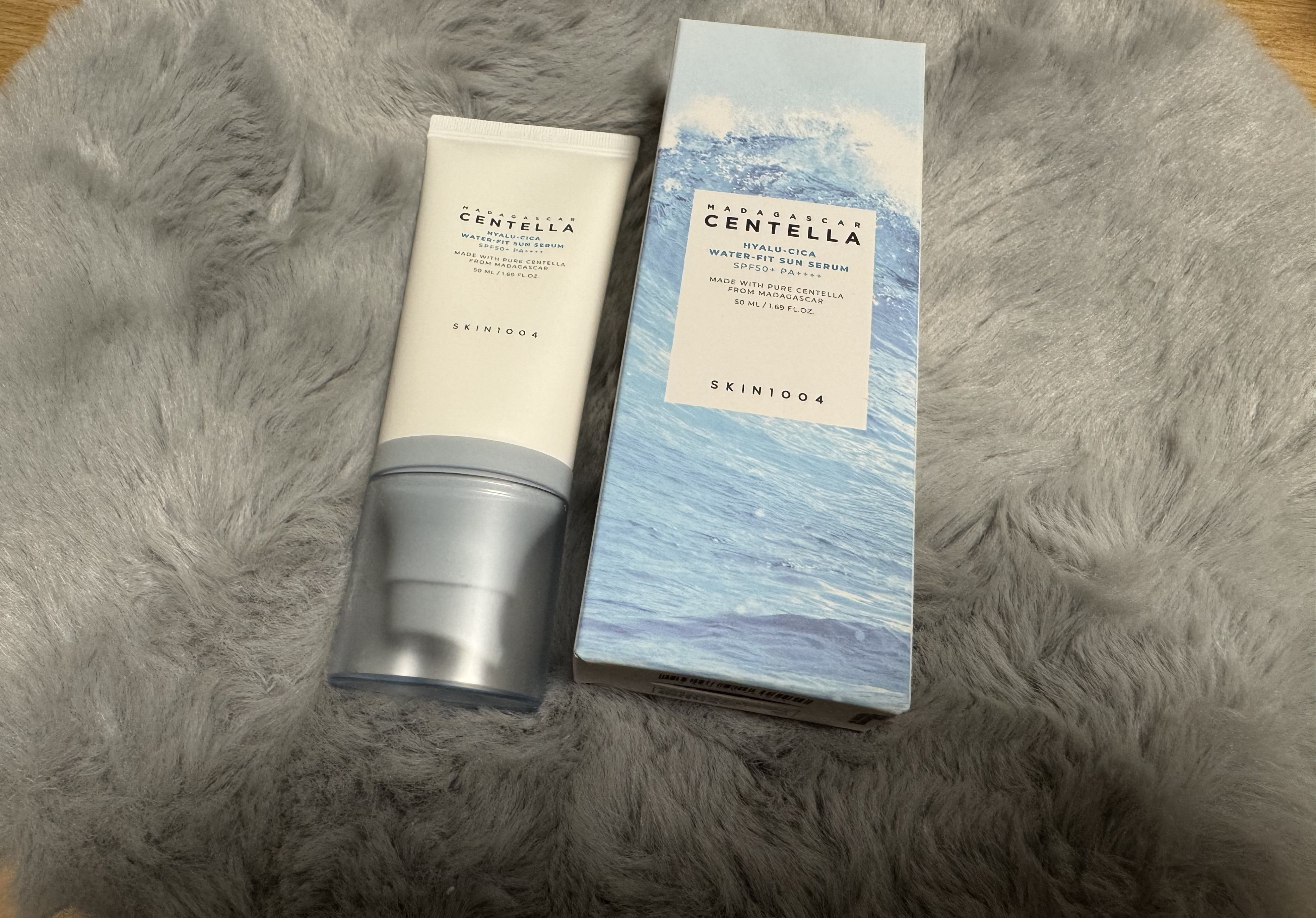 ヒアルーシカ ウォーターフィット サンセラム/SKIN1004/日焼け止めローションを使ったクチコミ（1枚目）