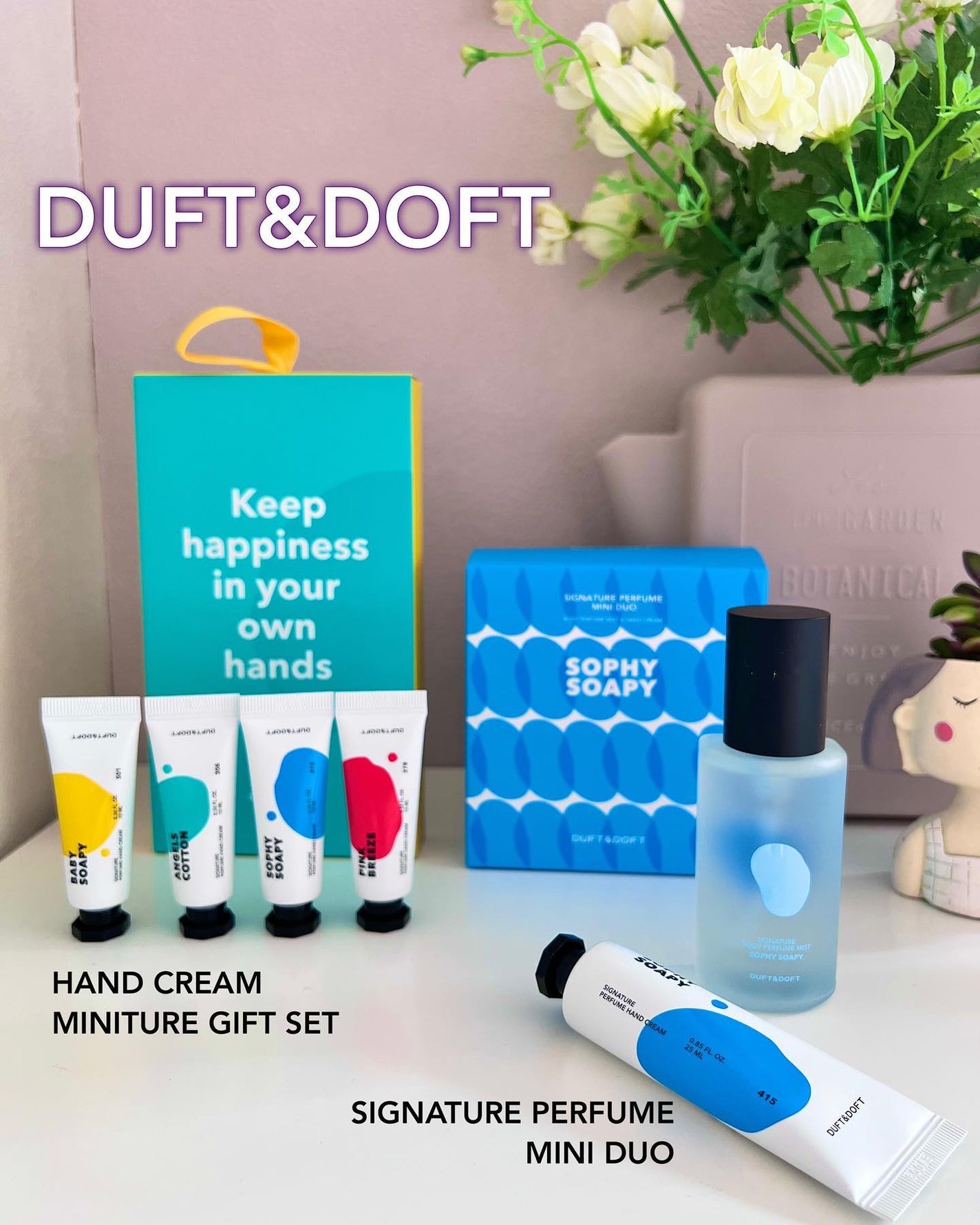 シグネチャーパフュームハンドクリームミニチュアギフトセット/DUFT&DOFT/ハンドクリームを使ったクチコミ(1枚目)