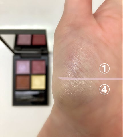 ディメンショナルビジョンアイパレットアリー/THREE/ジェル・クリームアイシャドウを使ったクチコミ(4枚目)