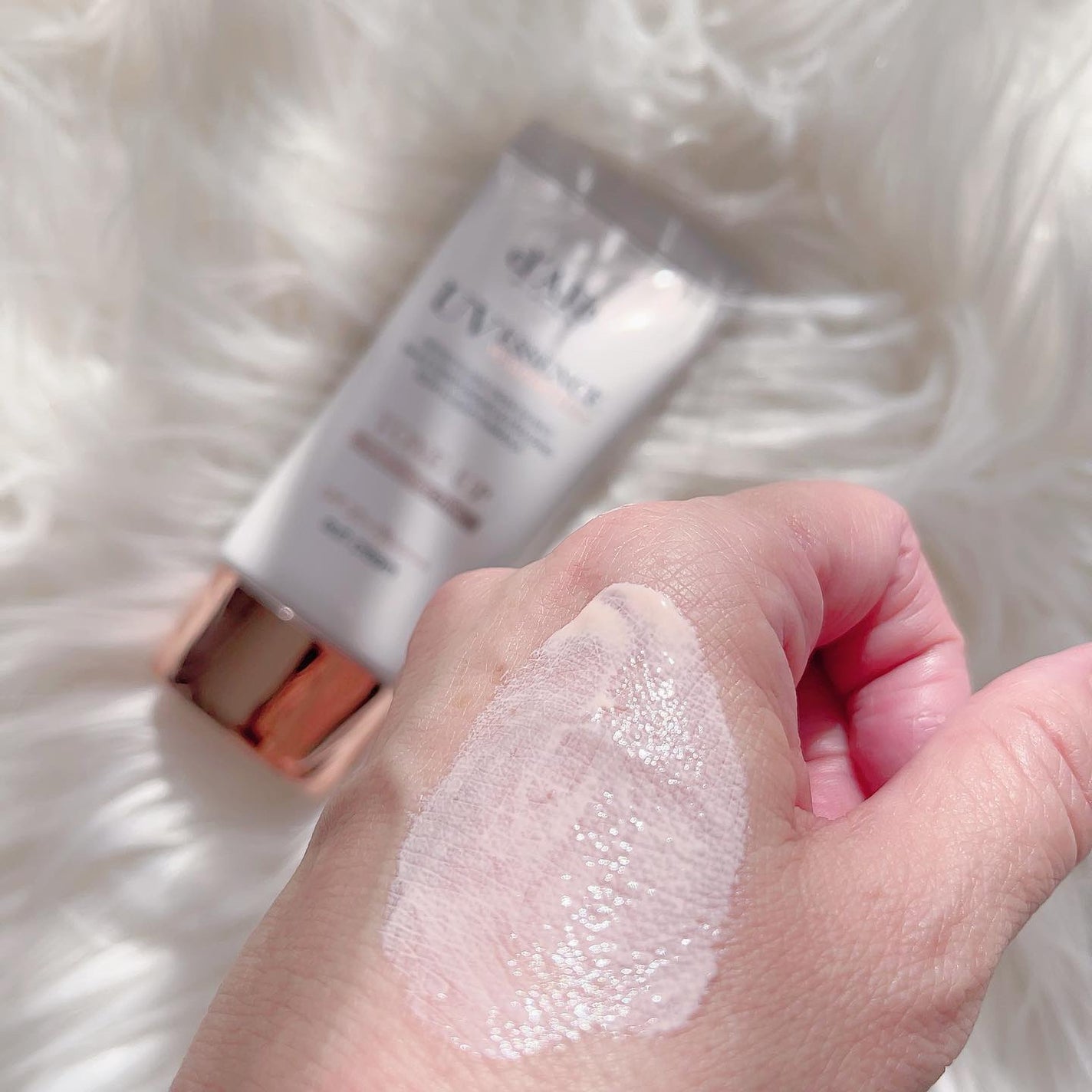 ウォータフルトーンアップサンクリーム/ダルバ/日焼け止めクリームを使ったクチコミ(3枚目)