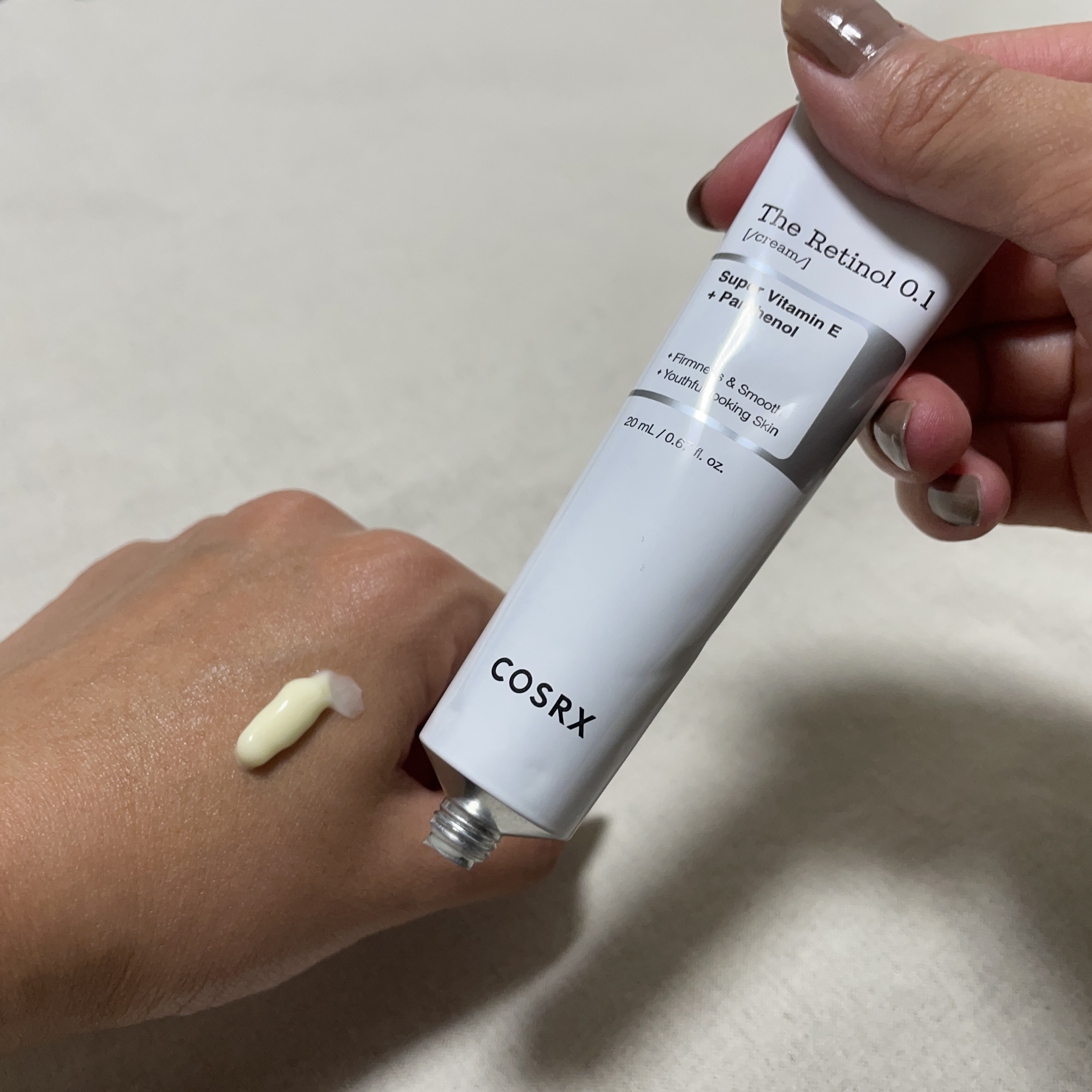 RXザ・レチノール0.1クリーム/COSRX/フェイスクリームを使ったクチコミ（2枚目）