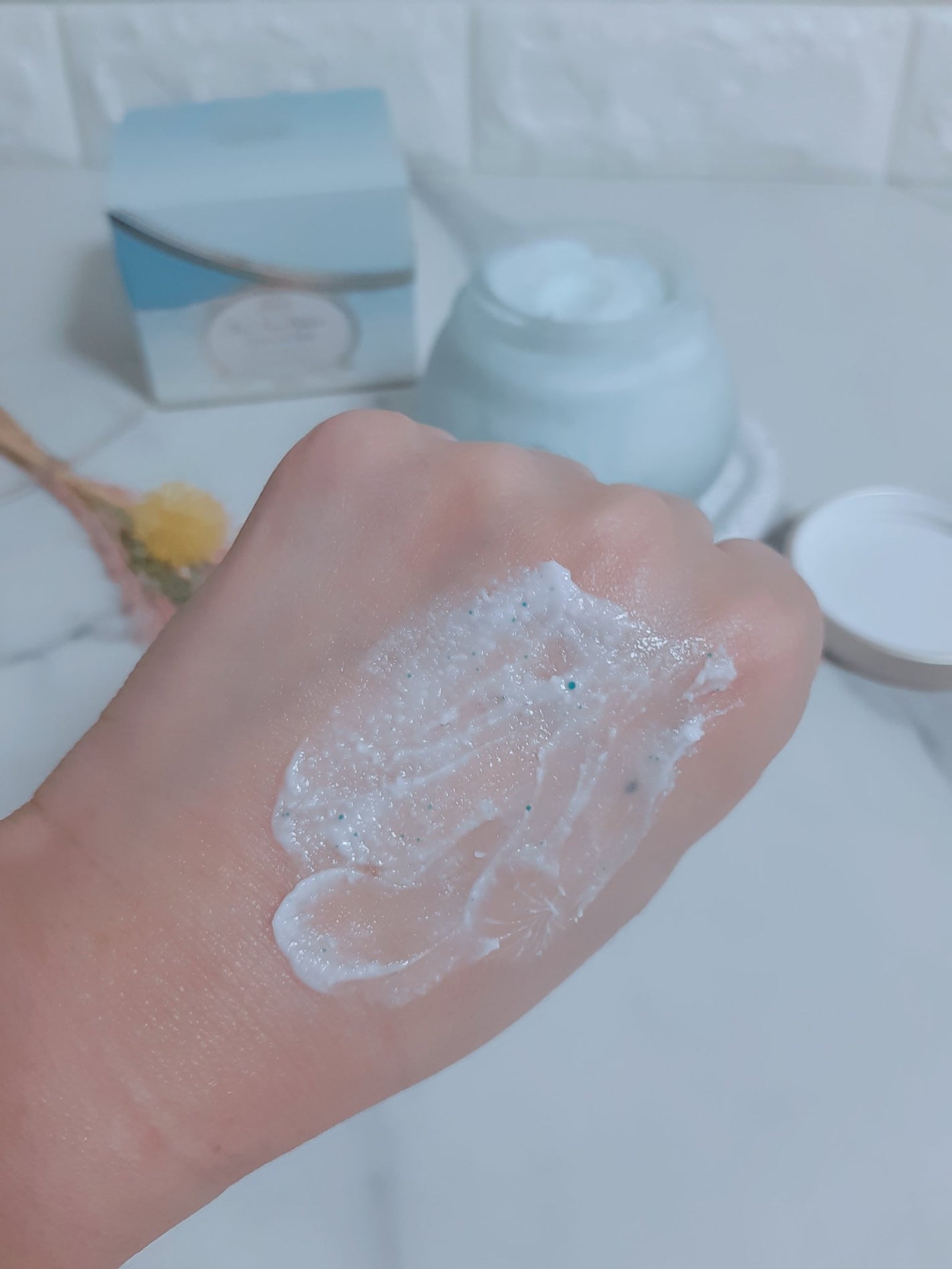 フェイスポリッシャー リフレッシング(ミント)/SABON/スクラブ・ゴマージュを使ったクチコミ(7枚目)