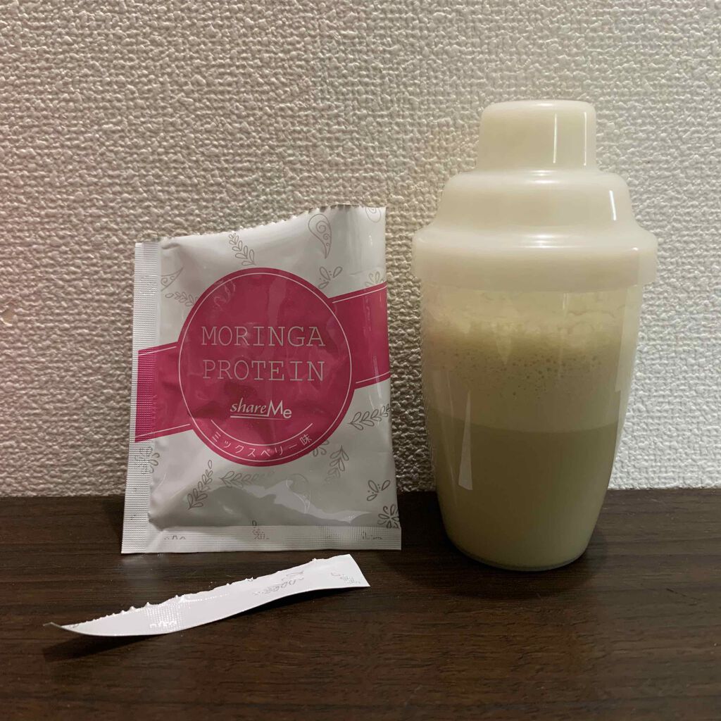 モリンガプロテイン/shareMe/ソイプロテインを使ったクチコミ(2枚目)