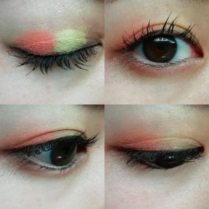 CHEER me COLOR アイシャドウ/セリア/アイシャドウパレットを使ったクチコミ(4枚目)