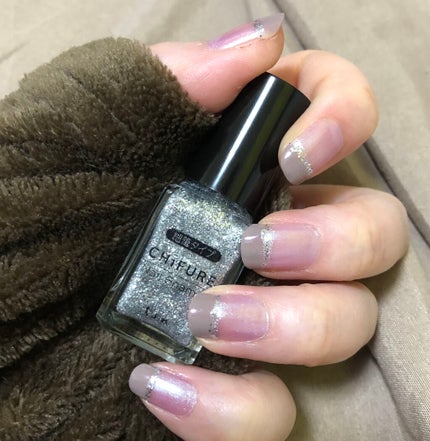 ネイル エナメル 細筆タイプ/ちふれ/マニキュアを使ったクチコミ(4枚目)