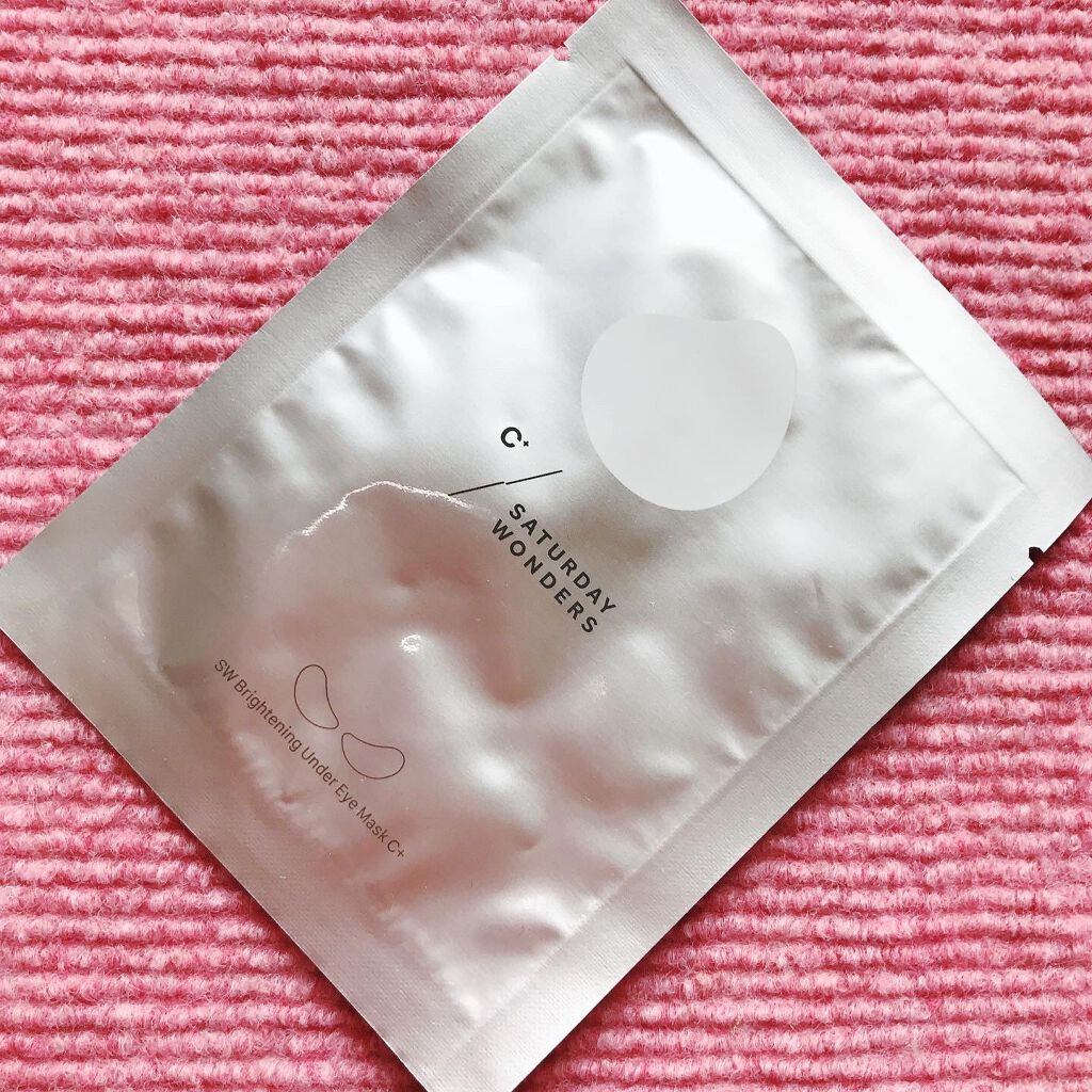 ブライトニング目元パックC＋/Saturday Wonders/シートマスク・パックを使ったクチコミ（1枚目）