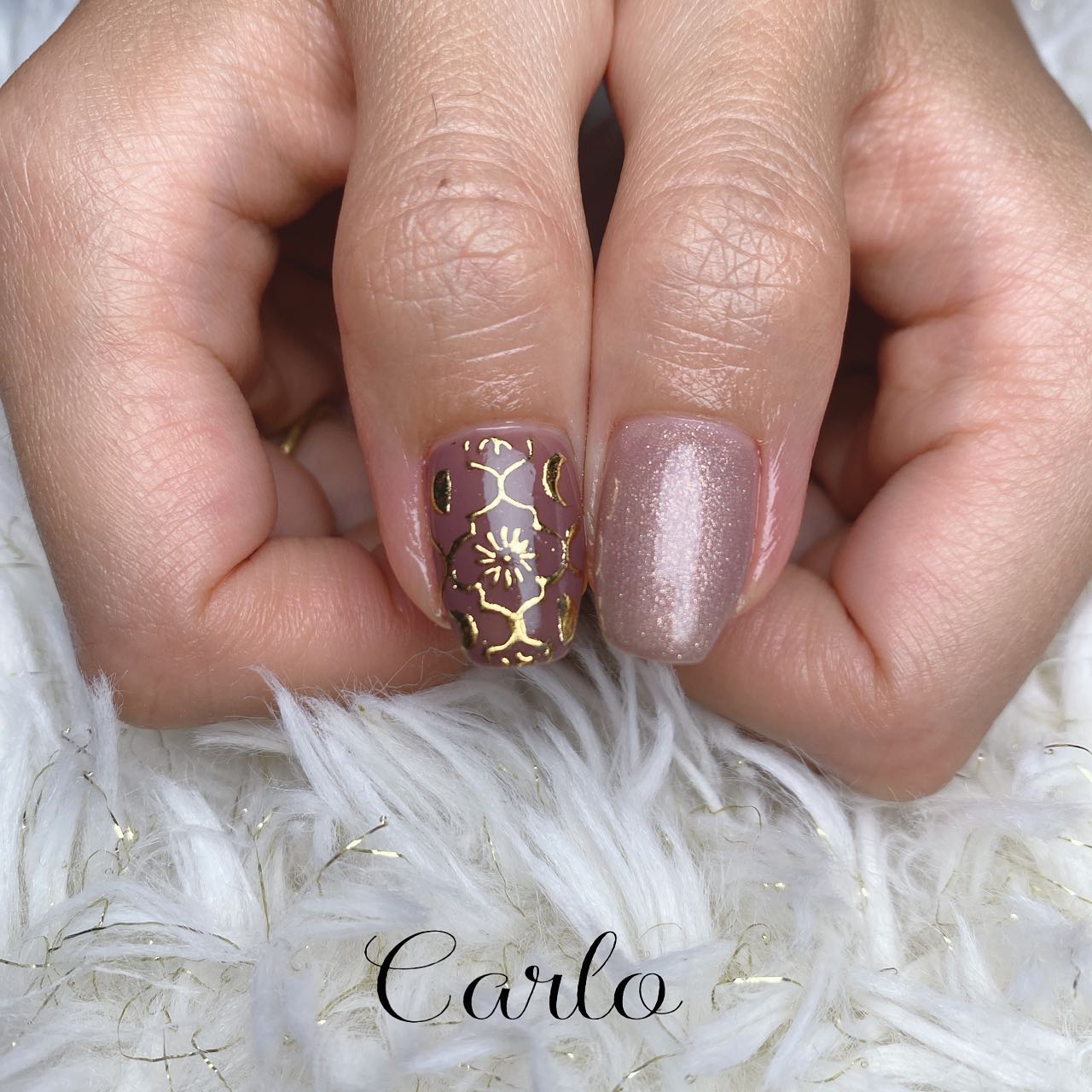 YUKA on LIPS 「.2本art..#狭山ヶ丘ネイルサロン#小手指ネイルサロン#所..」(1枚目)