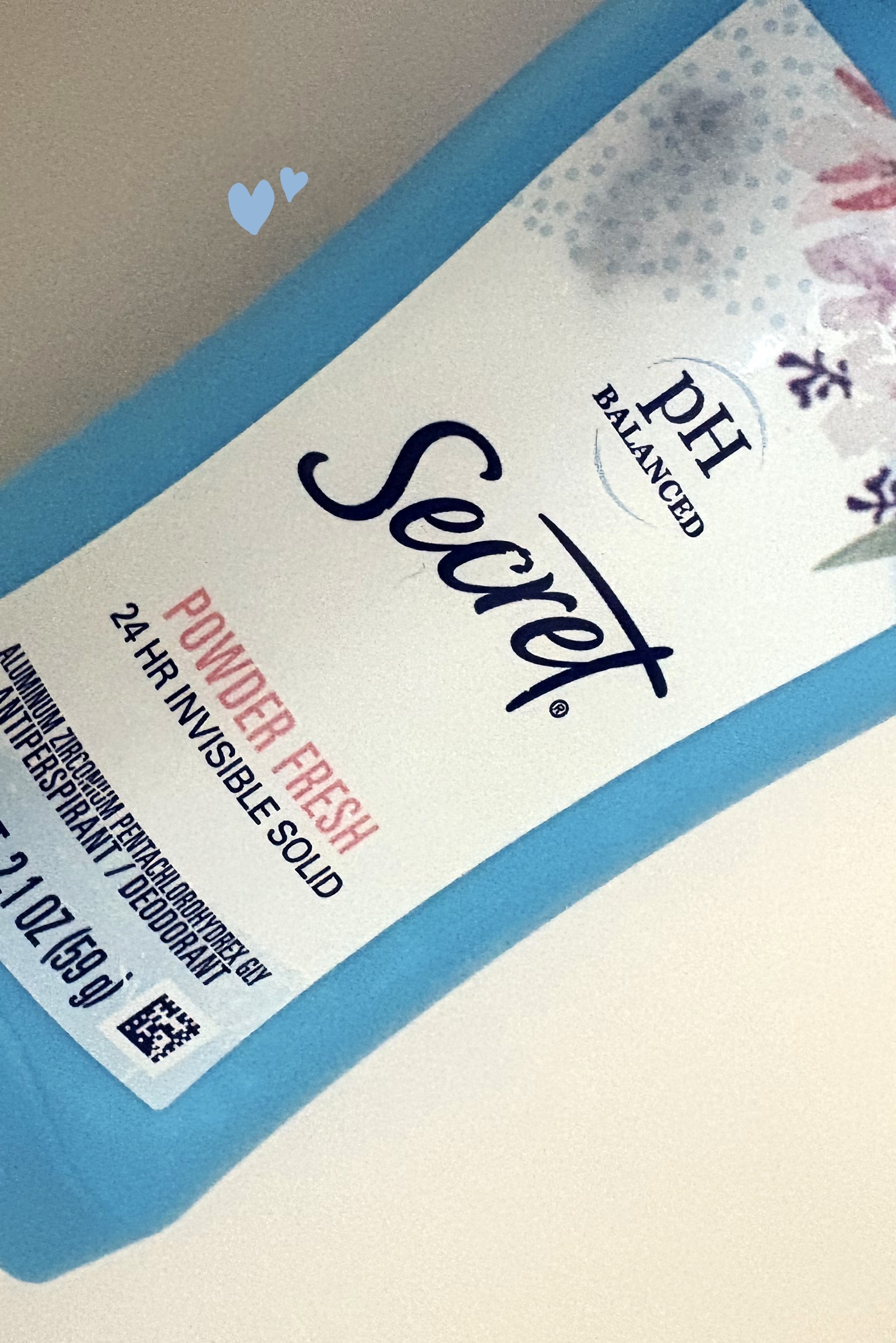 secret deodorant/secret/デオドラント・制汗剤を使ったクチコミ（1枚目）