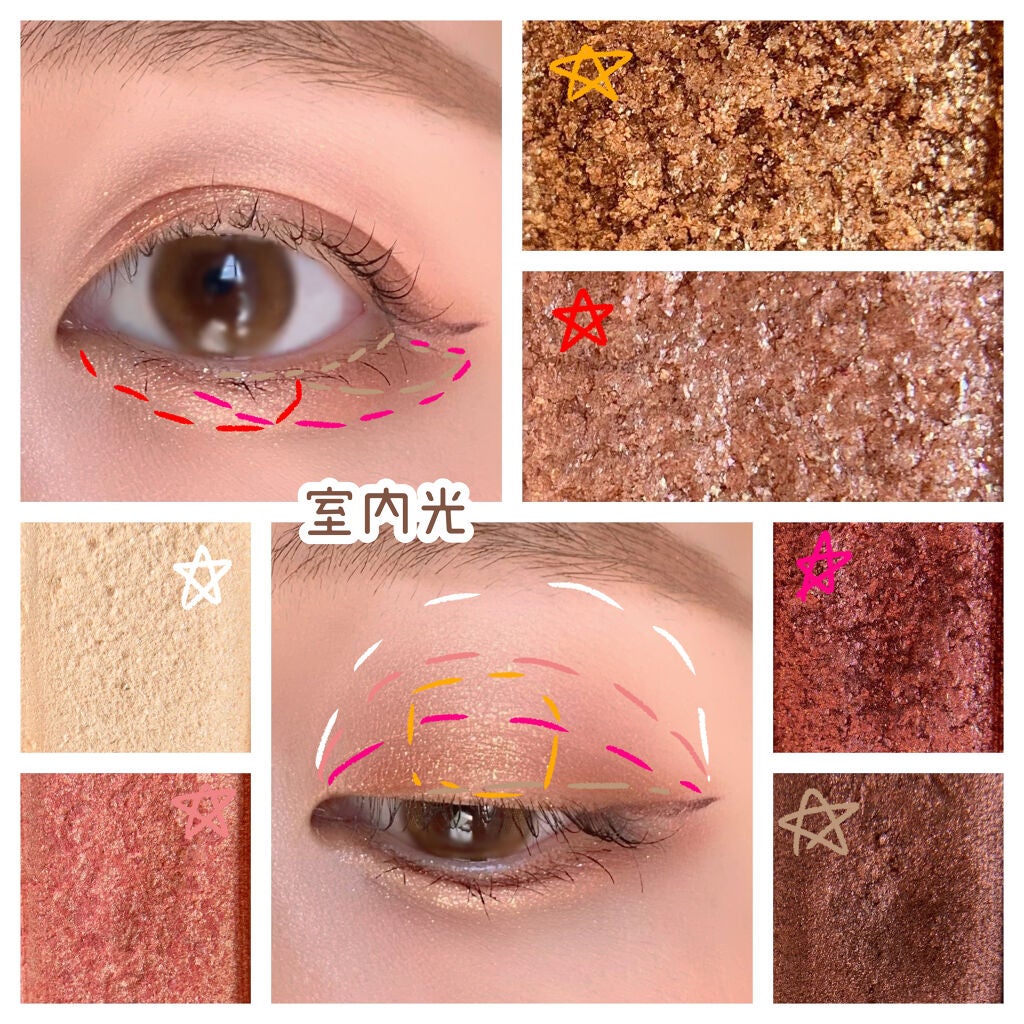 バレンタインボックス/VAVI MELLO/アイシャドウパレットを使ったクチコミ(3枚目)