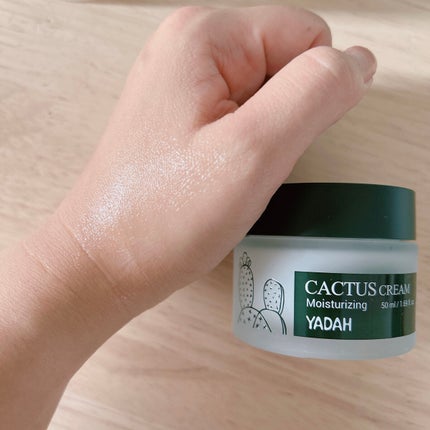 カクタス保湿クリーム/YADAH/フェイスクリームを使ったクチコミ(4枚目)