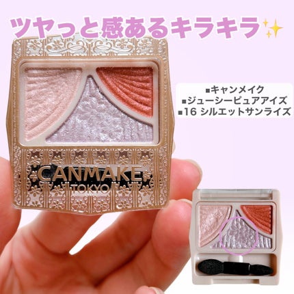 ジューシーピュアアイズ/キャンメイク/アイシャドウパレットを使ったクチコミ(7枚目)