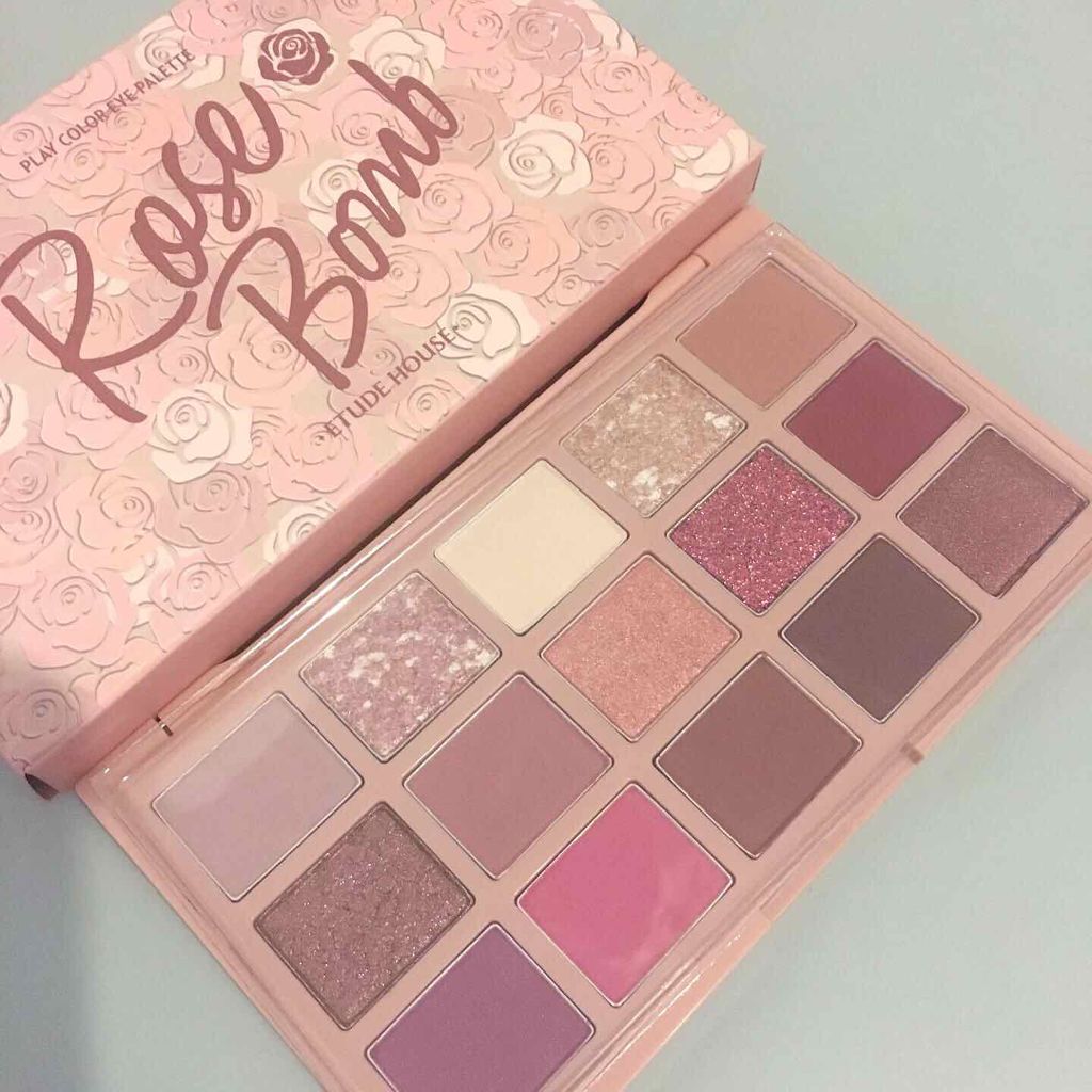 プレイカラーアイパレット ローズボム/ETUDE/アイシャドウパレットを使ったクチコミ(1枚目)