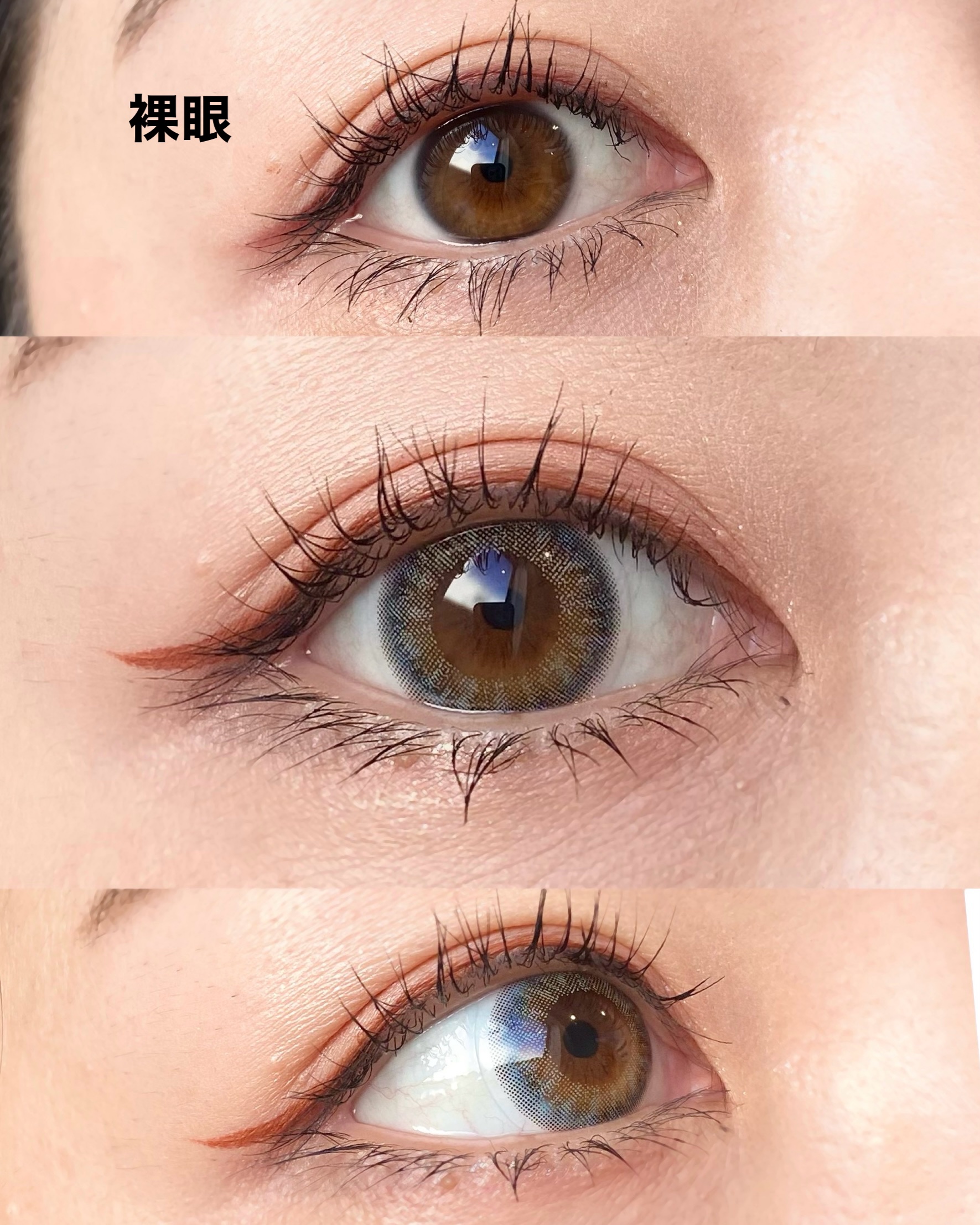 LIL MOON 1day ウォーターウォーター/LILMOON/ワンデー（１DAY）カラコンを使ったクチコミ（3枚目）