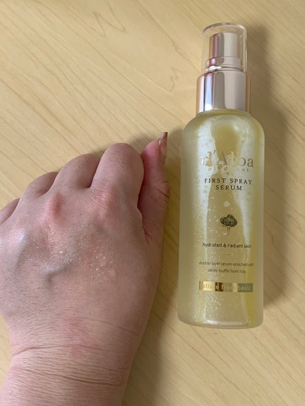 ダルバ ホワイトトリュフファーストスプレーセラム/ダルバ/ミスト状化粧水を使ったクチコミ(3枚目)