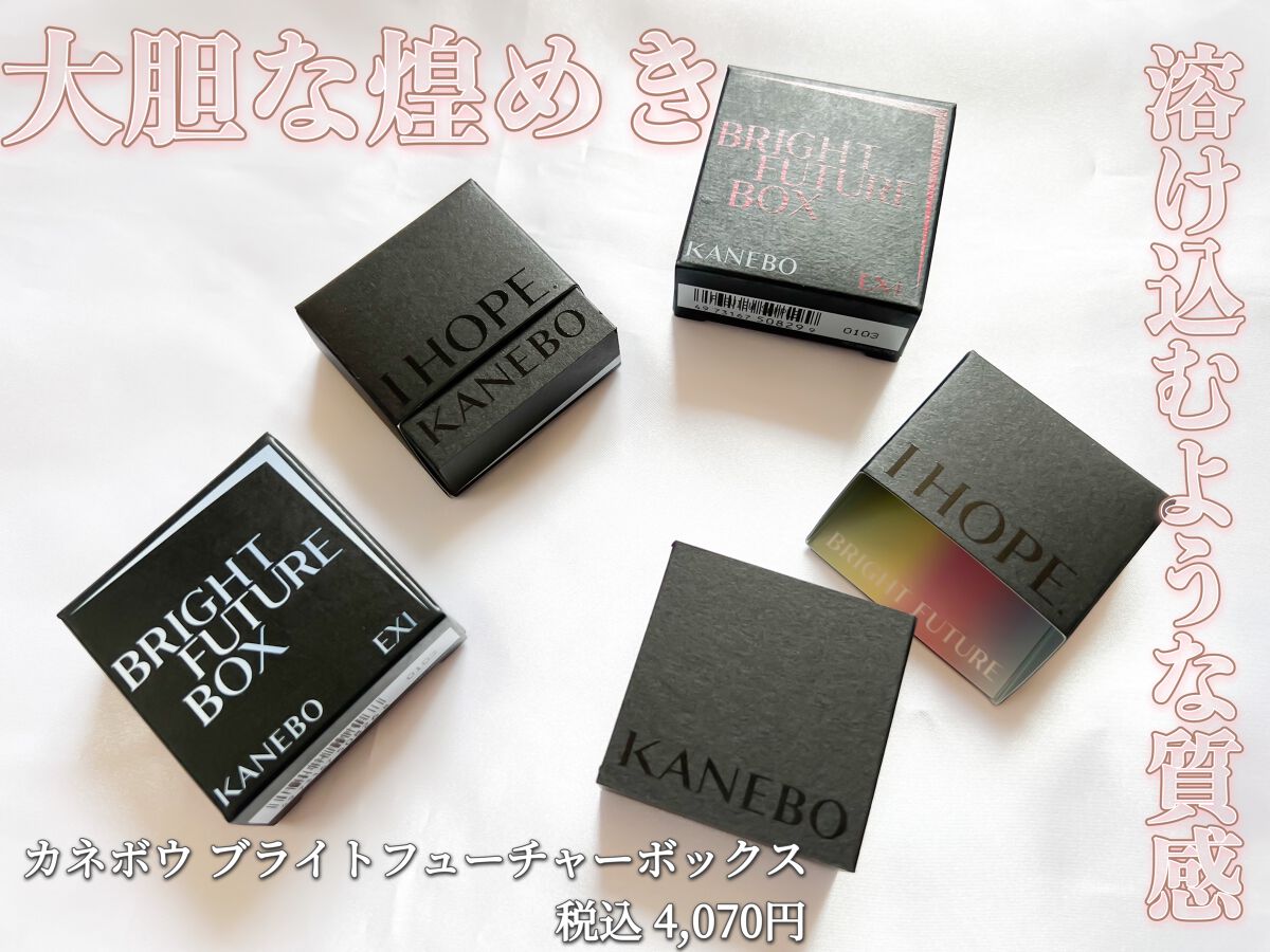 ブライトフューチャーボックス/KANEBO/単色アイシャドウを使ったクチコミ（1枚目）
