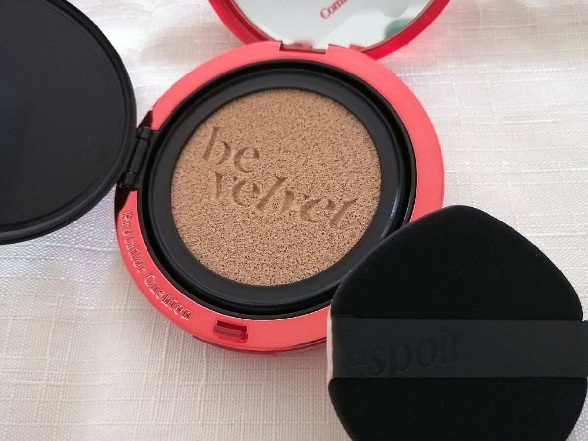 プロテーラービーベルベットカバークッション/espoir/クッションファンデーションを使ったクチコミ（3枚目）