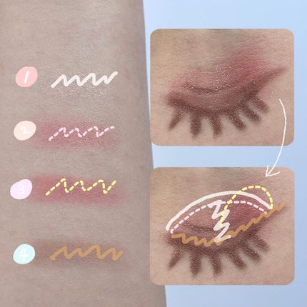 アイカラーレーション/LUNASOL/アイシャドウパレットを使ったクチコミ(4枚目)