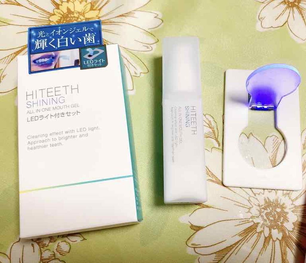 HITEETH ALL IN ONE MOUTH GEL SHINING LEDライト付き/R&/その他オーラルケアを使ったクチコミ（2枚目）
