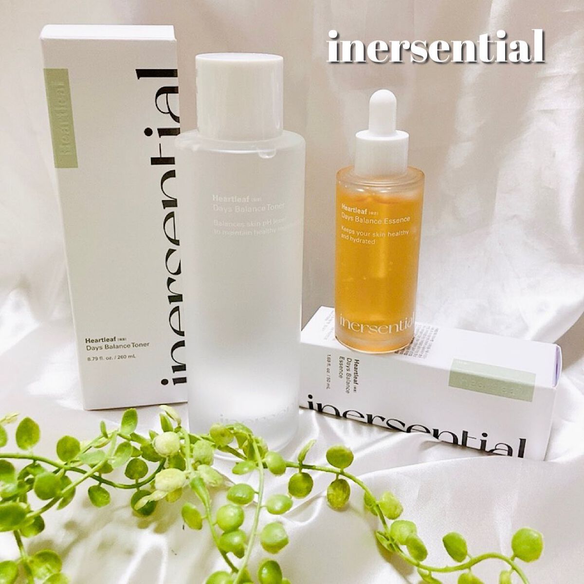 ハートリーフ デイズ バランス トナー/inersential/化粧水を使ったクチコミ(1枚目)