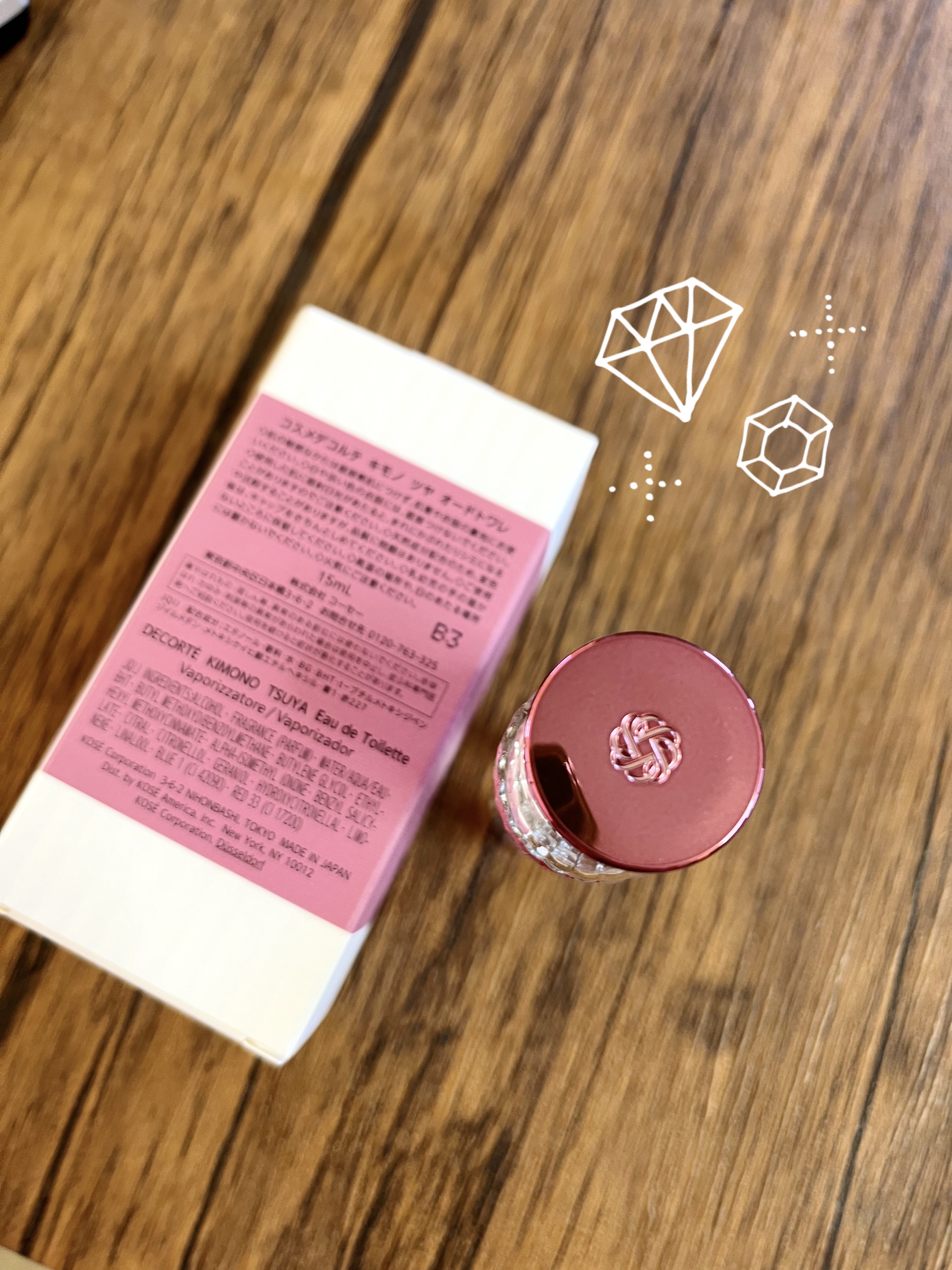 キモノ　ツヤ　オードトワレ 15mL スプレータイプ /DECORTÉ/香水(レディース)を使ったクチコミ（3枚目）