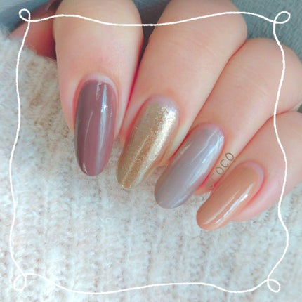 gene TOKYO ネイル/DAISO/マニキュアを使ったクチコミ(3枚目)