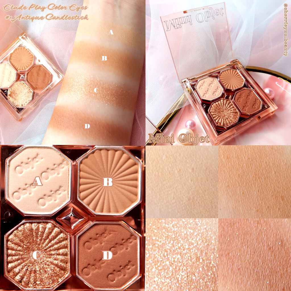 プレイカラーアイズ ミニオブジェ/ETUDE/アイシャドウパレットを使ったクチコミ（3枚目）