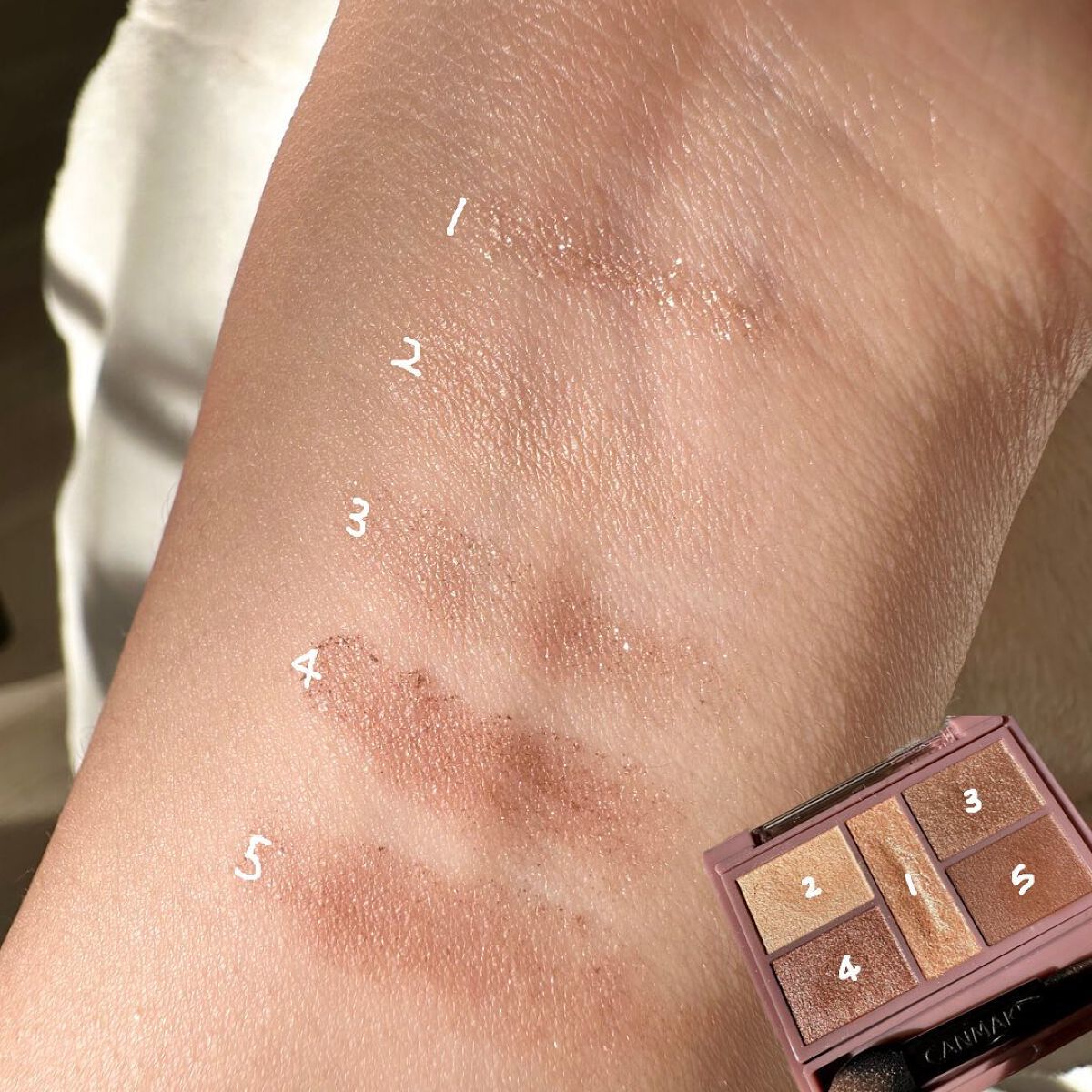 パーフェクトスタイリストアイズ/キャンメイク/アイシャドウパレットを使ったクチコミ(3枚目)