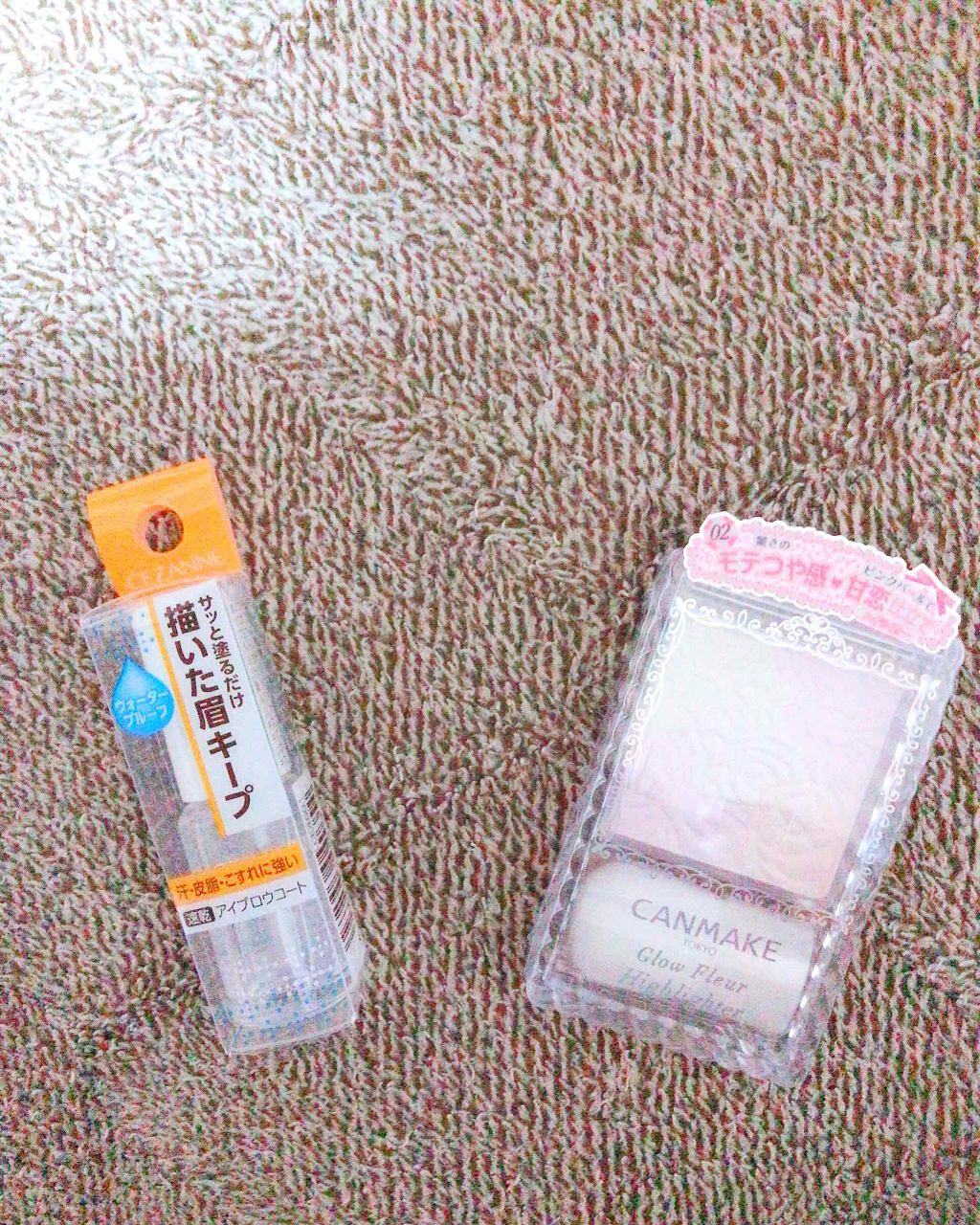 グロウフルールハイライター/キャンメイク/パウダーハイライトを使ったクチコミ(1枚目)