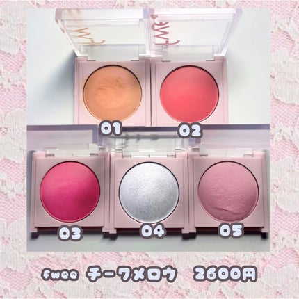 フィーチークメロウ 03 ハイキーハピネス/fwee/ジェル・クリームチークを使ったクチコミ(2枚目)