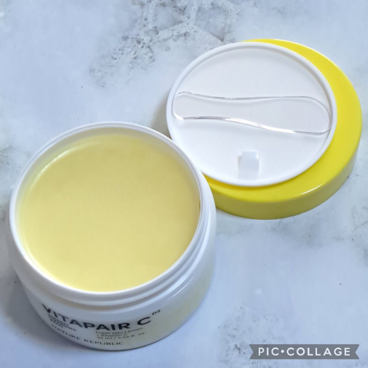 ビタペアc シャーベット クレンジングバーム/ネイチャーリパブリック/クレンジングバームを使ったクチコミ（2枚目）