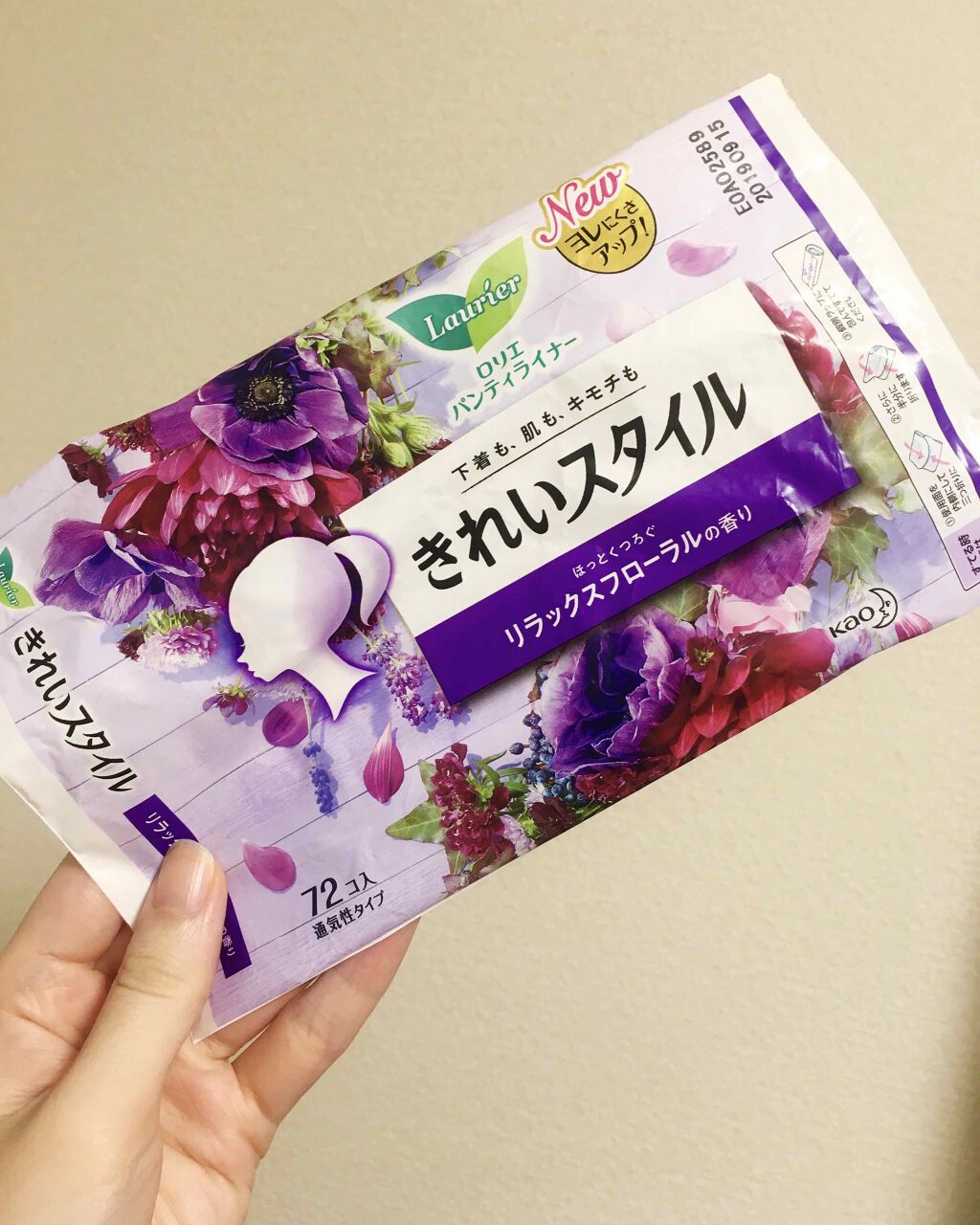 きれいスタイル ロマンティックローズの香り ７２コ入/ロリエ/おりものシートを使ったクチコミ（1枚目）