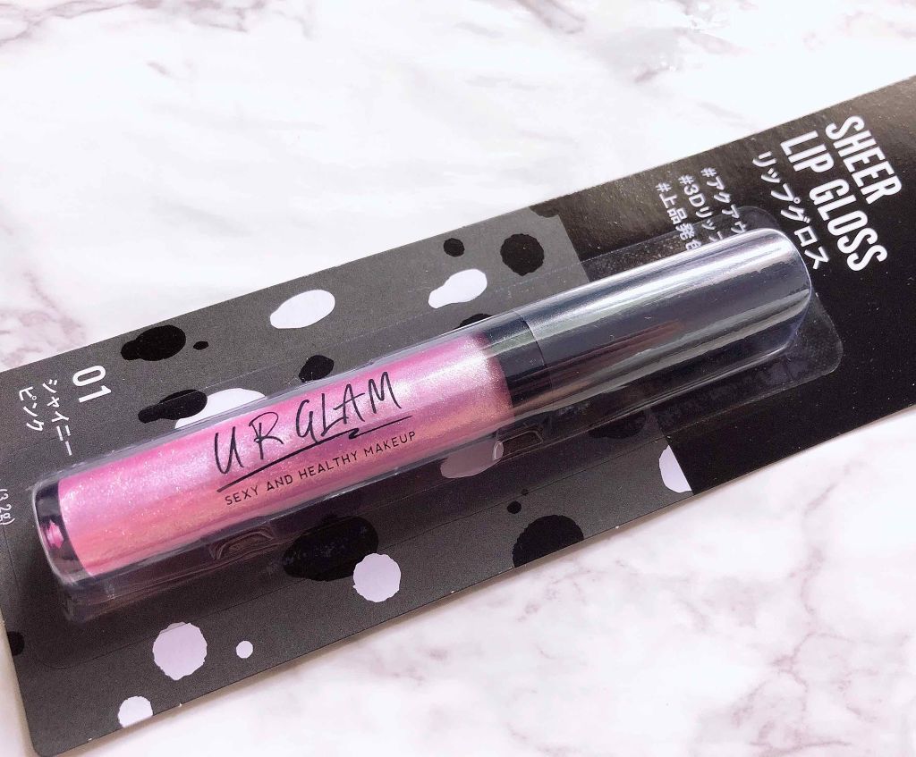UR GLAM SHEER LIP GLOSS/U R GLAM/リップグロスを使ったクチコミ(1枚目)