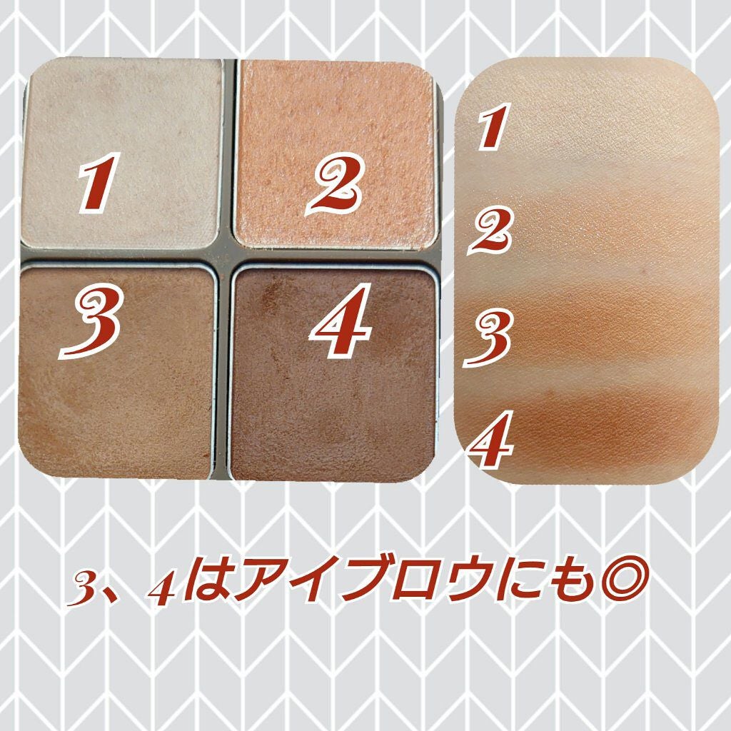 インザミラーアイパレット/Ririmew/アイシャドウパレットを使ったクチコミ(2枚目)