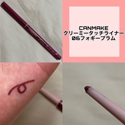クリーミータッチライナー/キャンメイク/ジェルアイライナーを使ったクチコミ(1枚目)