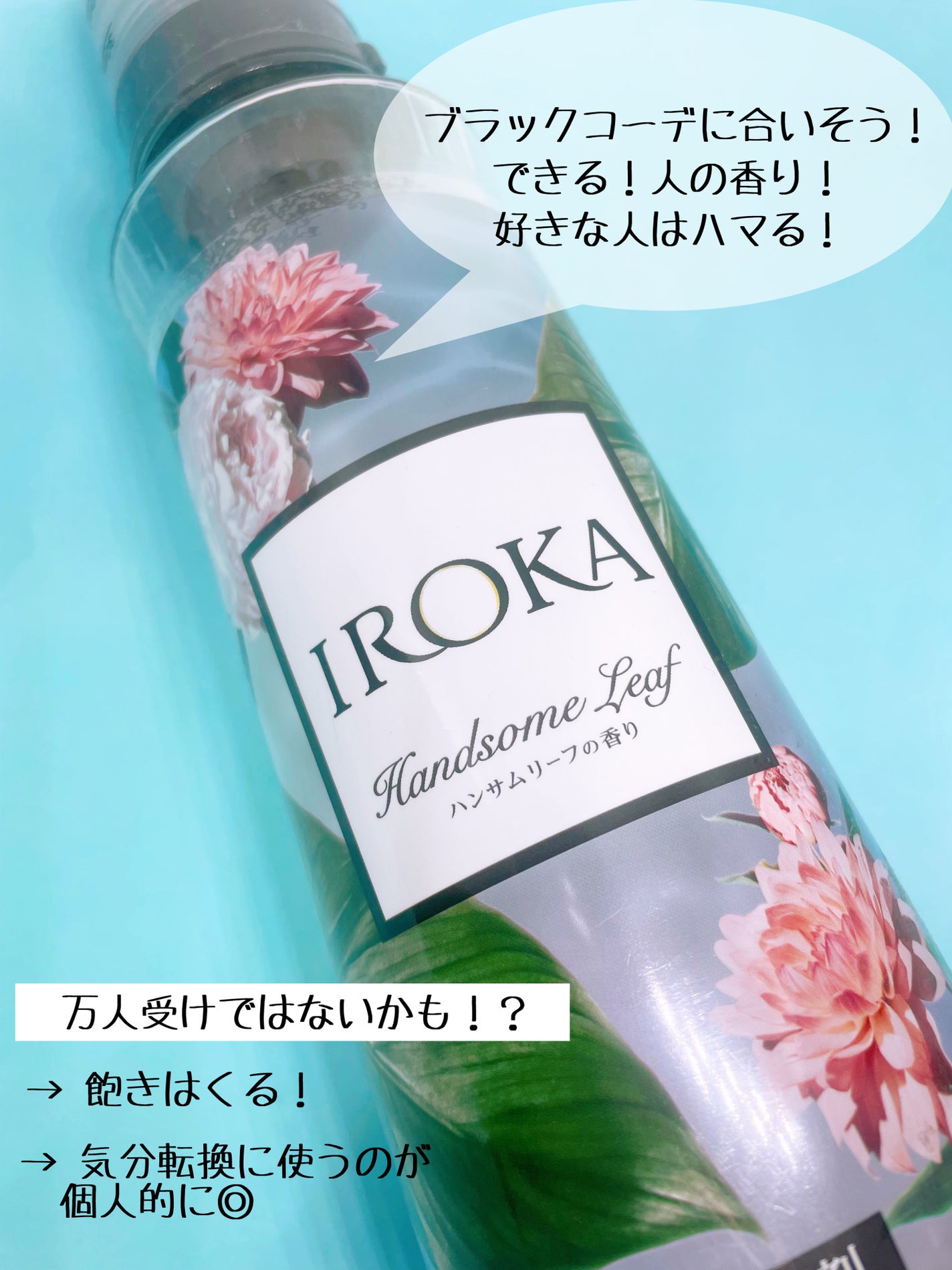 プレミアム柔軟剤 IROKA ハンサムリーフの香り/IROKA/柔軟剤を使ったクチコミ(3枚目)