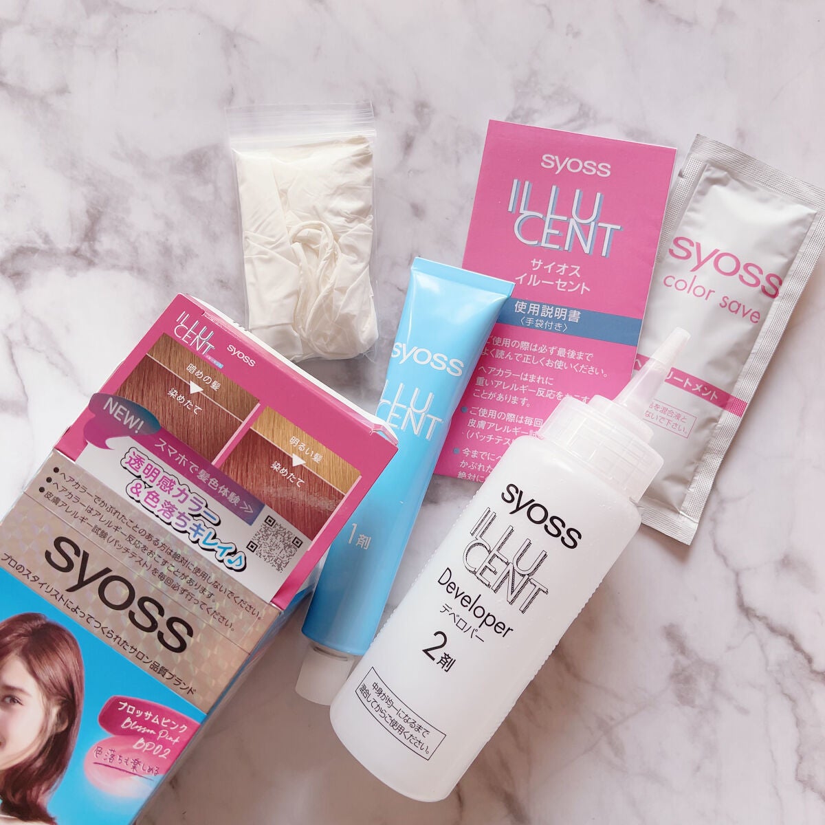 イルーセント ミルキーヘアカラー/サイオス/ヘアカラーを使ったクチコミ(3枚目)