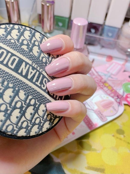 グロッシーコート/スキューズミー/オールインワンネイルを使ったクチコミ(3枚目)