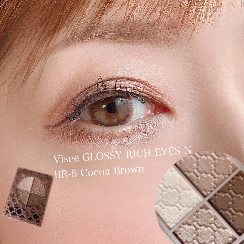 グロッシーリッチ アイズ/Visée/アイシャドウパレットを使ったクチコミ(1枚目)