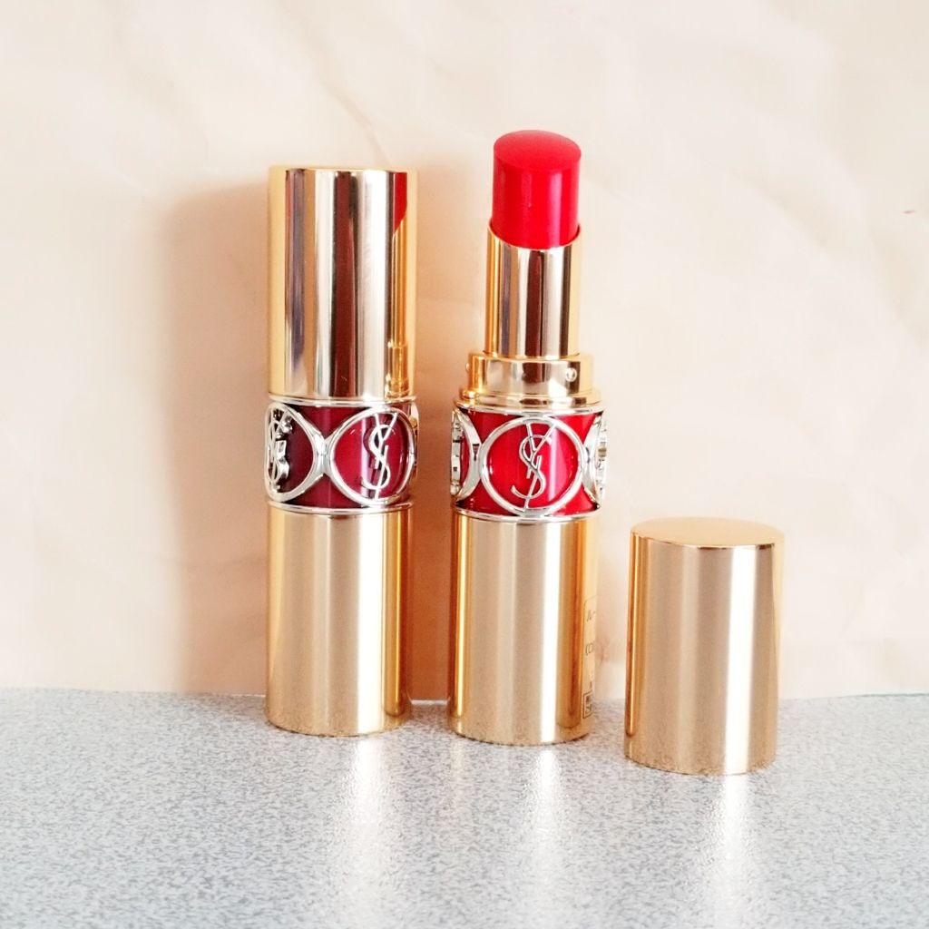 ルージュ ヴォリュプテ シャイン/YVES SAINT LAURENT BEAUTE/口紅を使ったクチコミ(1枚目)