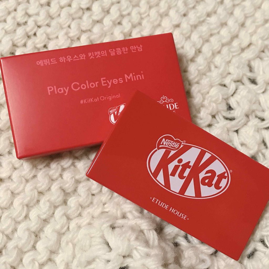 プレイカラーアイズ ミニ #キットカットオリジナル/ETUDE/アイシャドウパレットを使ったクチコミ(2枚目)