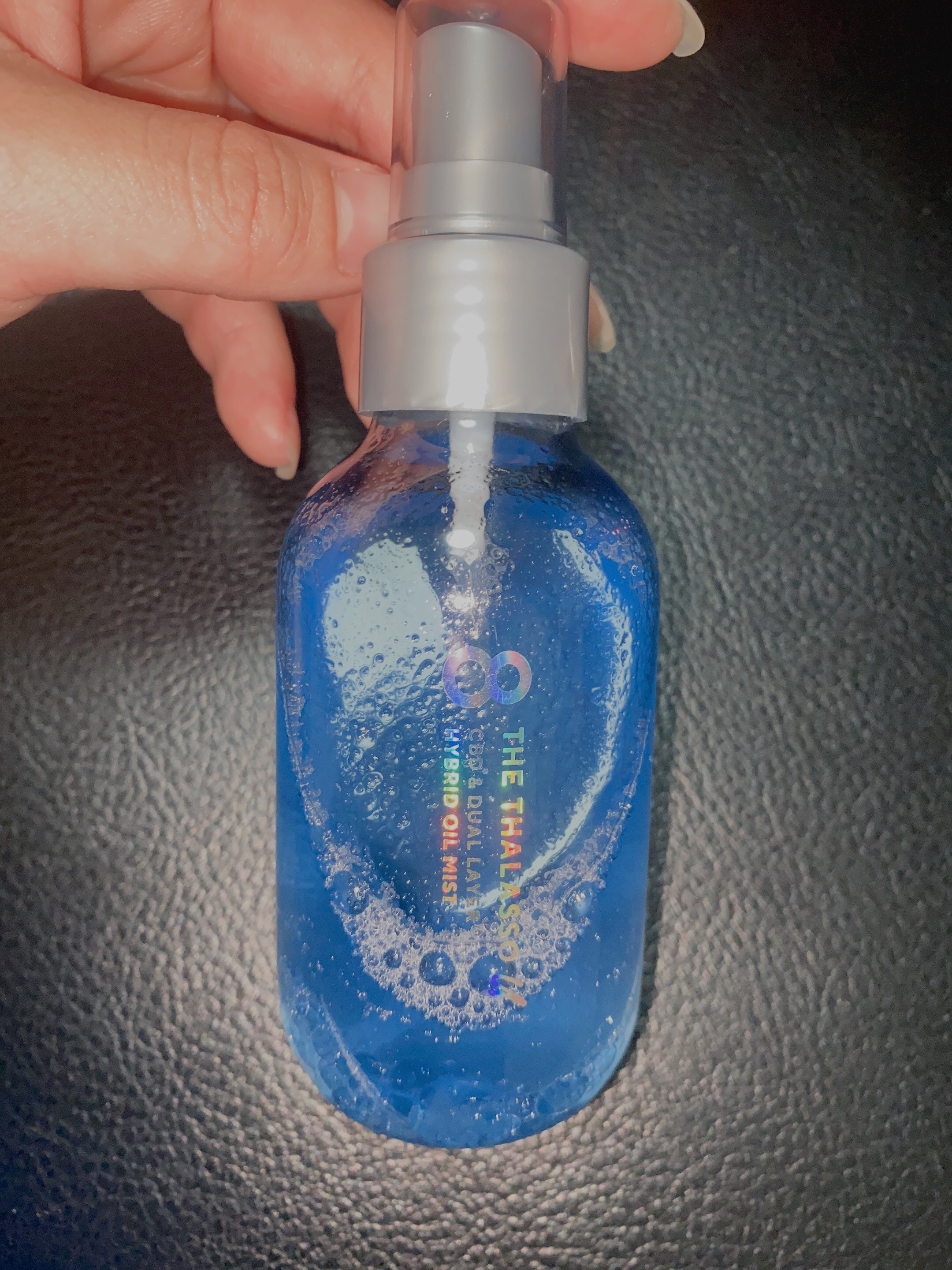 ユー CBD＆デュアルレイヤー ハイブリッド オイルミスト/エイトザタラソ/ヘアミストを使ったクチコミ（1枚目）